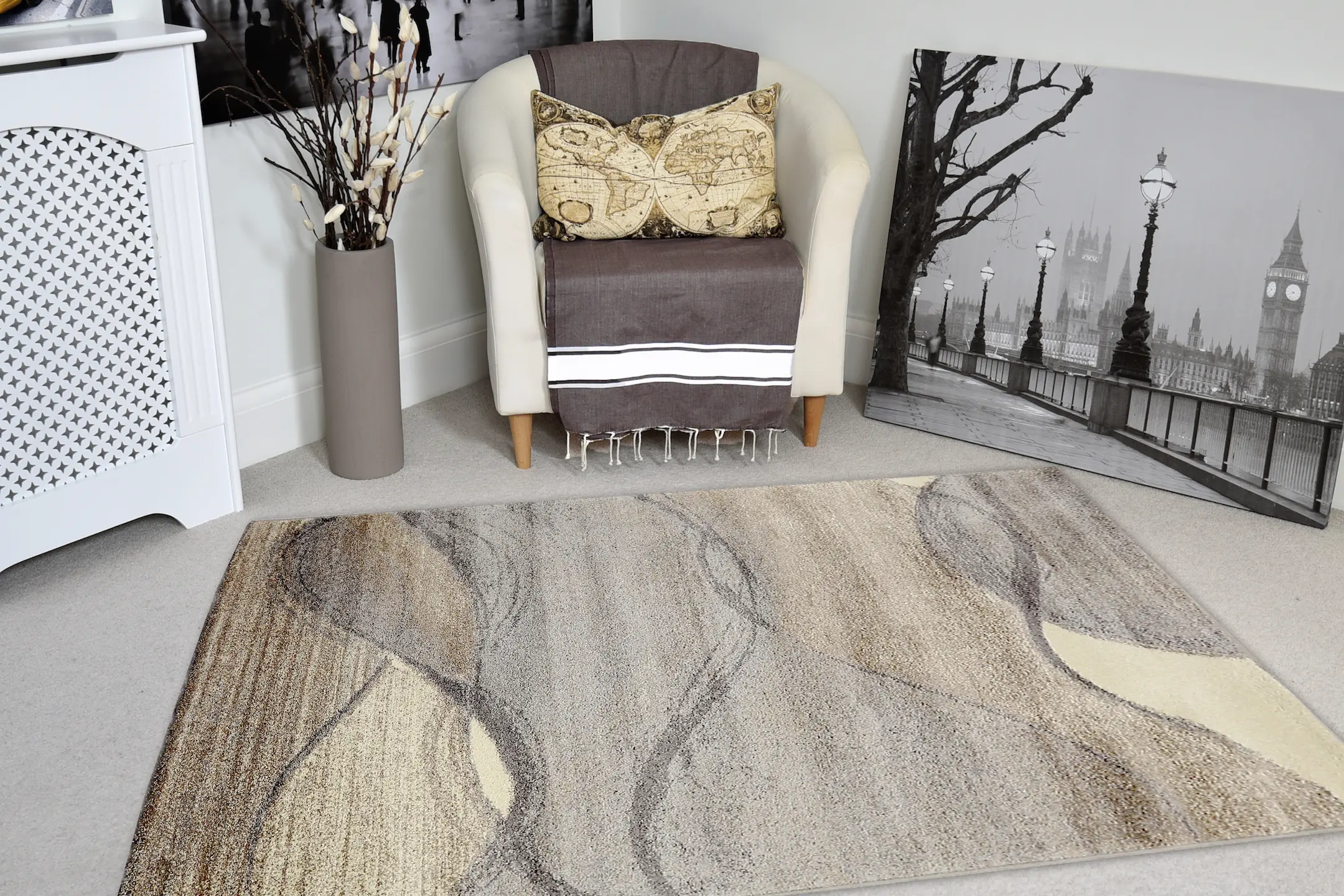 Grace Machine woven rug NGR009
