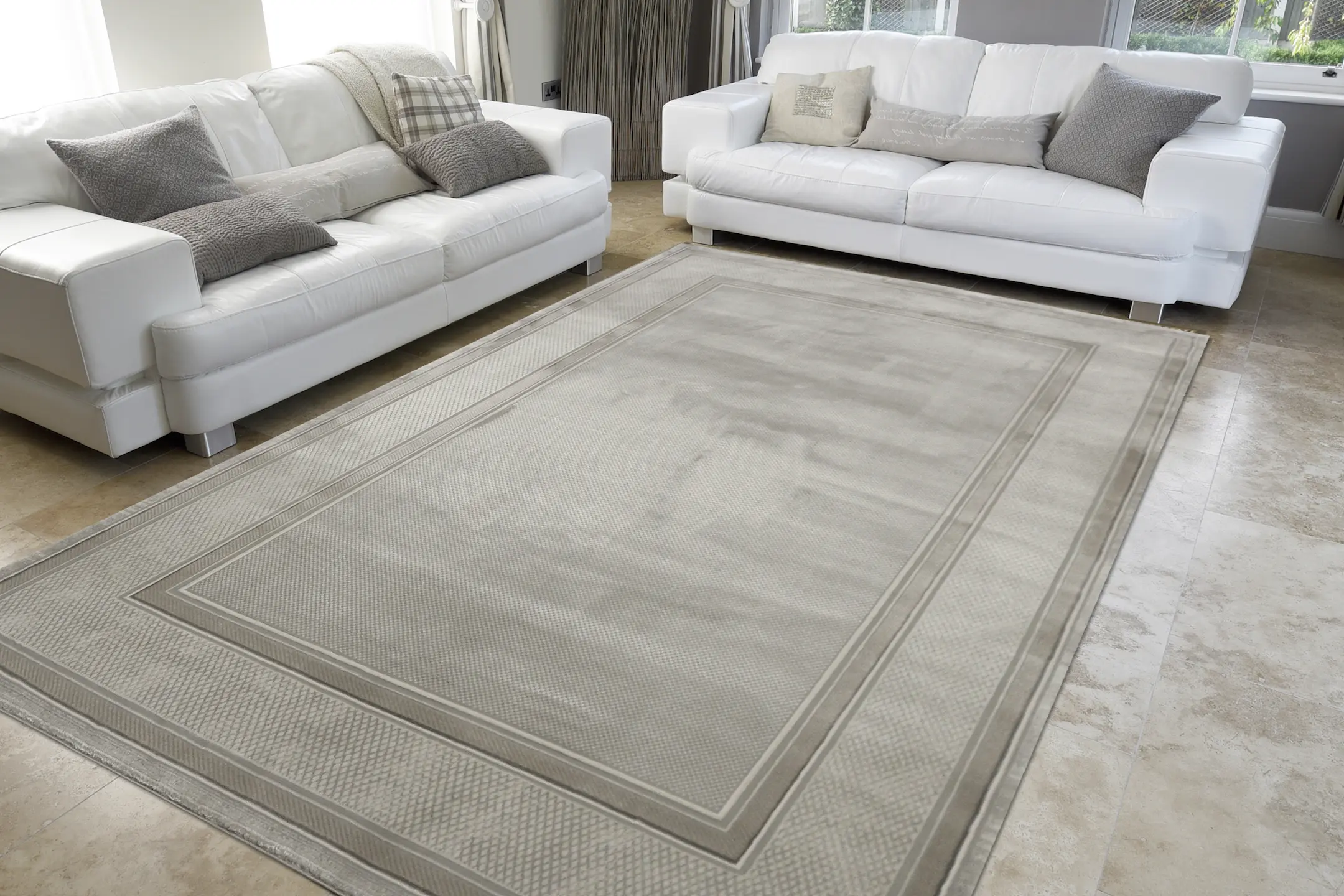 Turkish Machine Woven Oyster rug NOY002