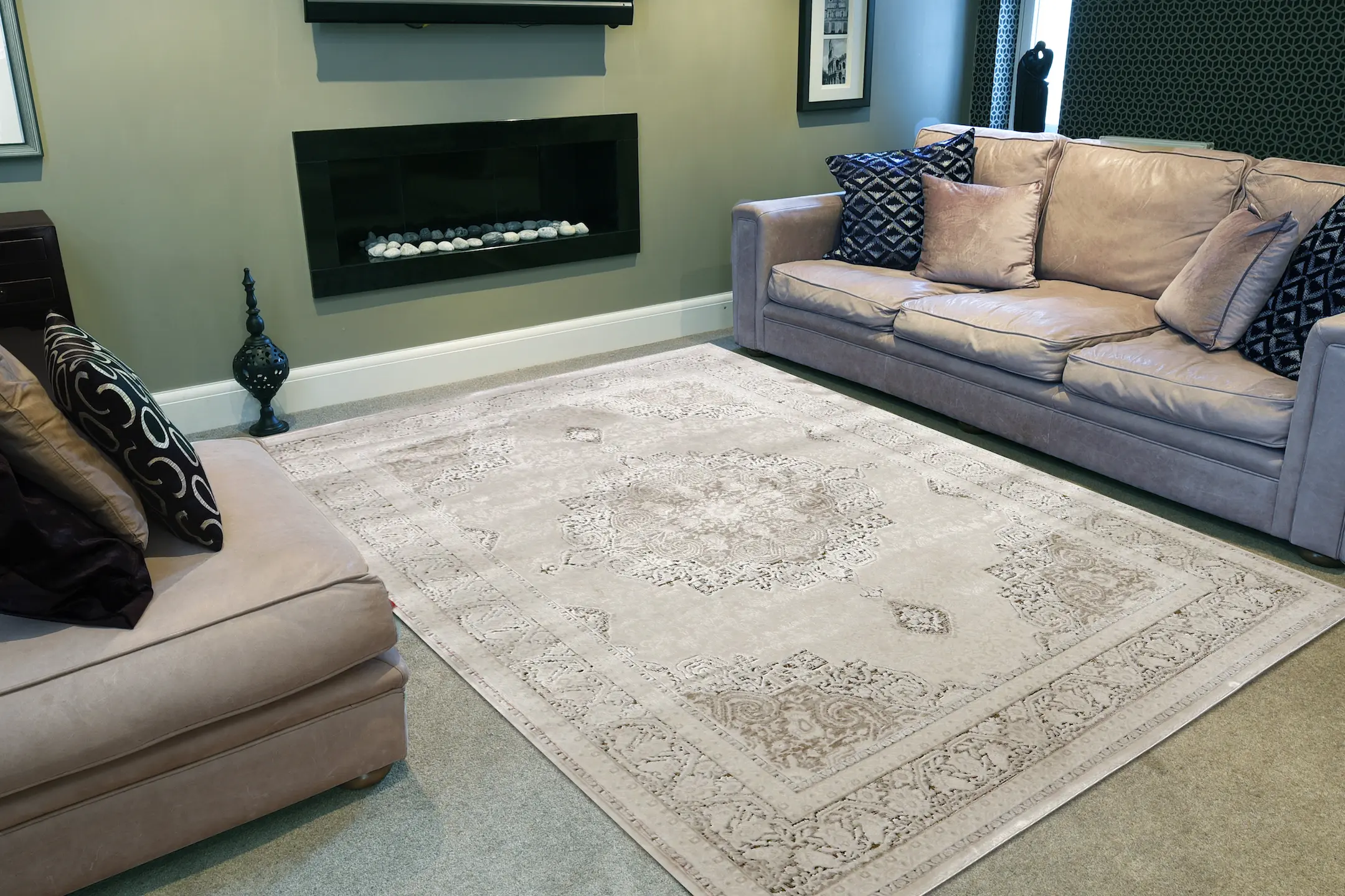Turkish Machine Woven Oyster rug NOY003