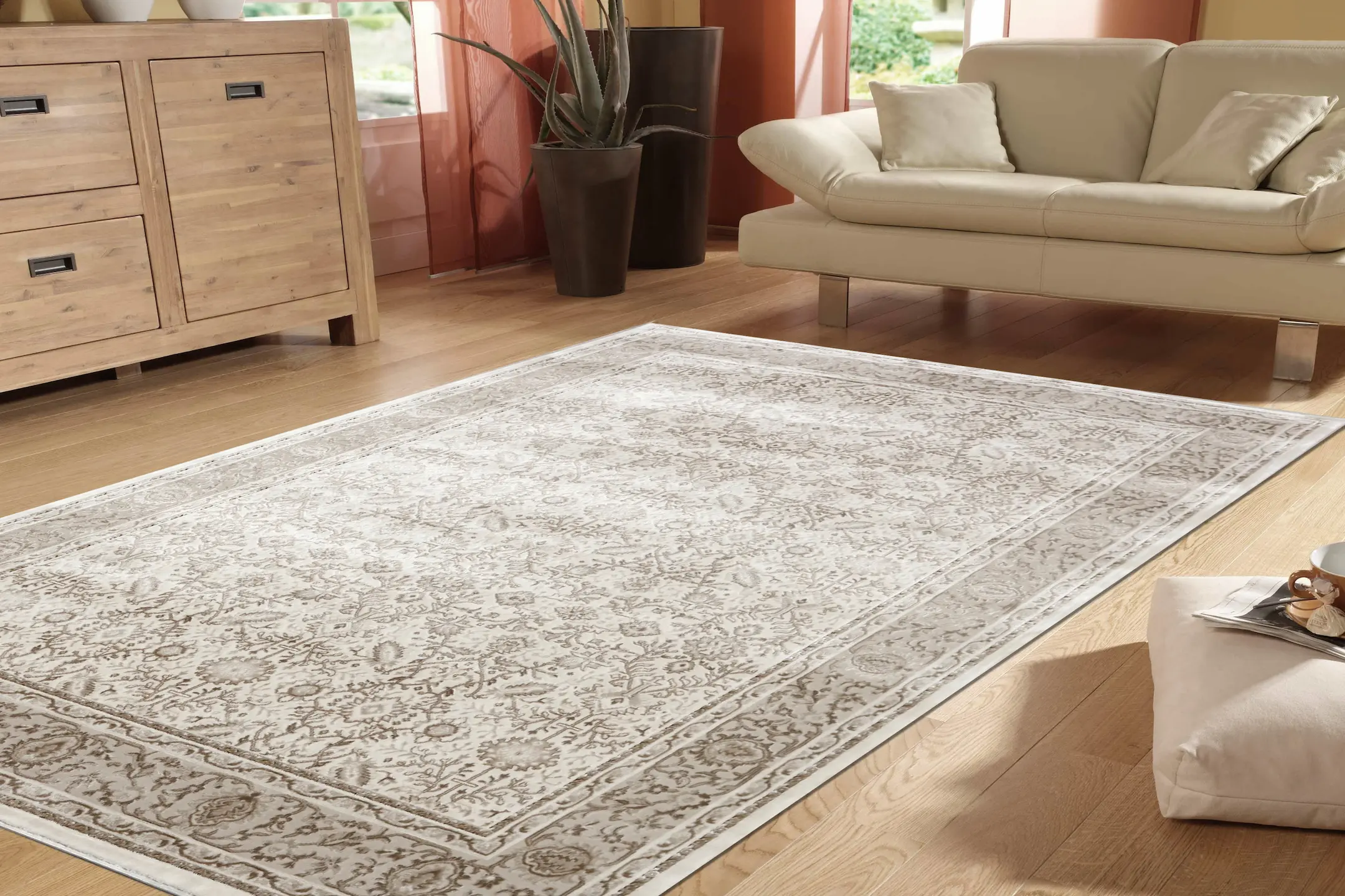 Turkish Machine Woven Oyster rug NOY004