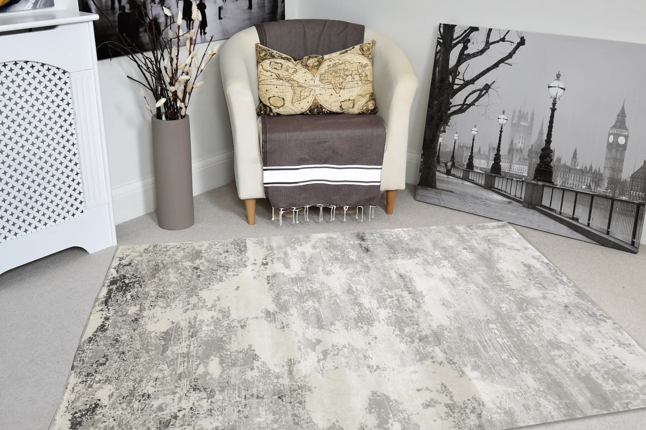 Turkish Machine Woven Oyster rug NOY005