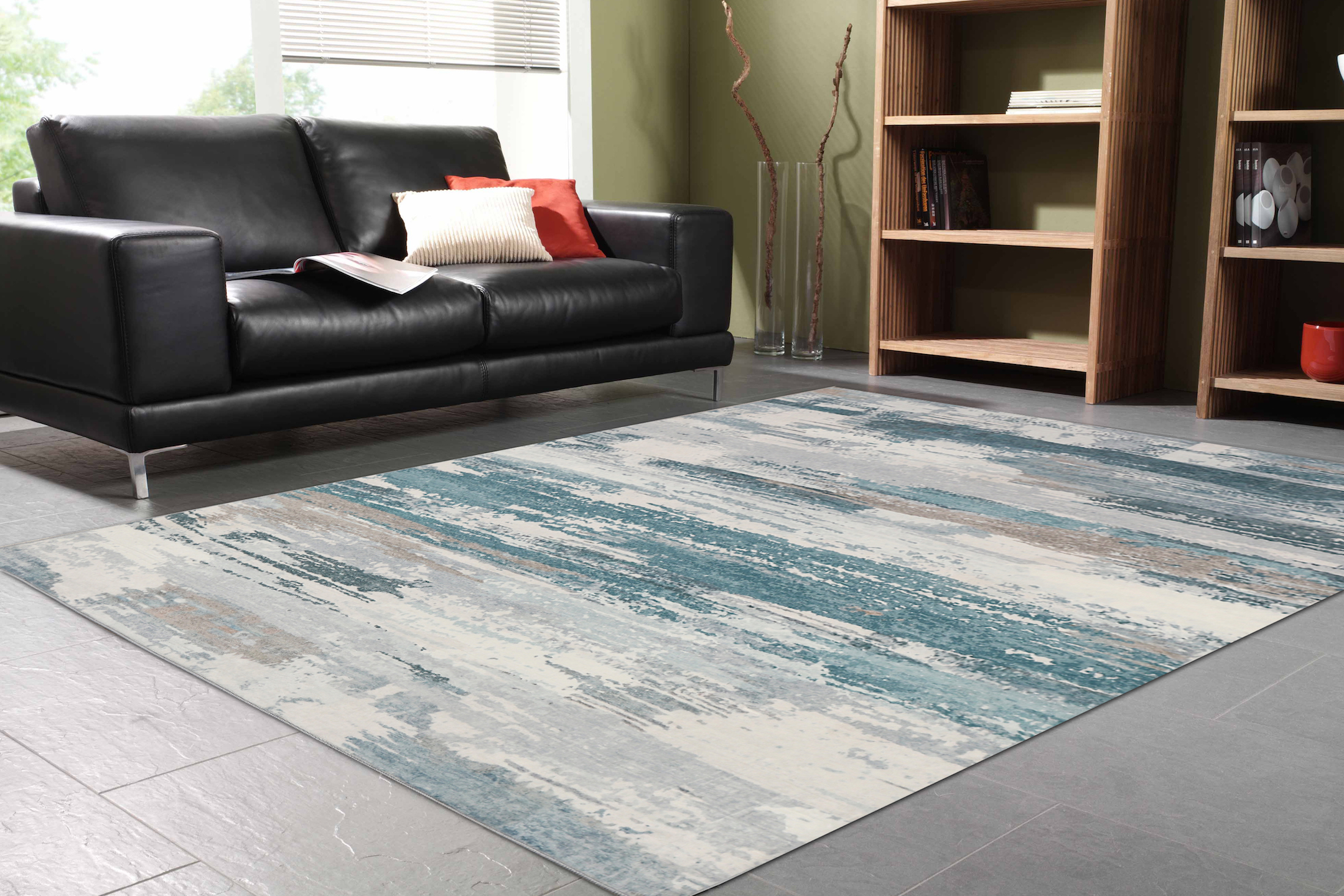 Machine woven Kaydon washable rug NWA001