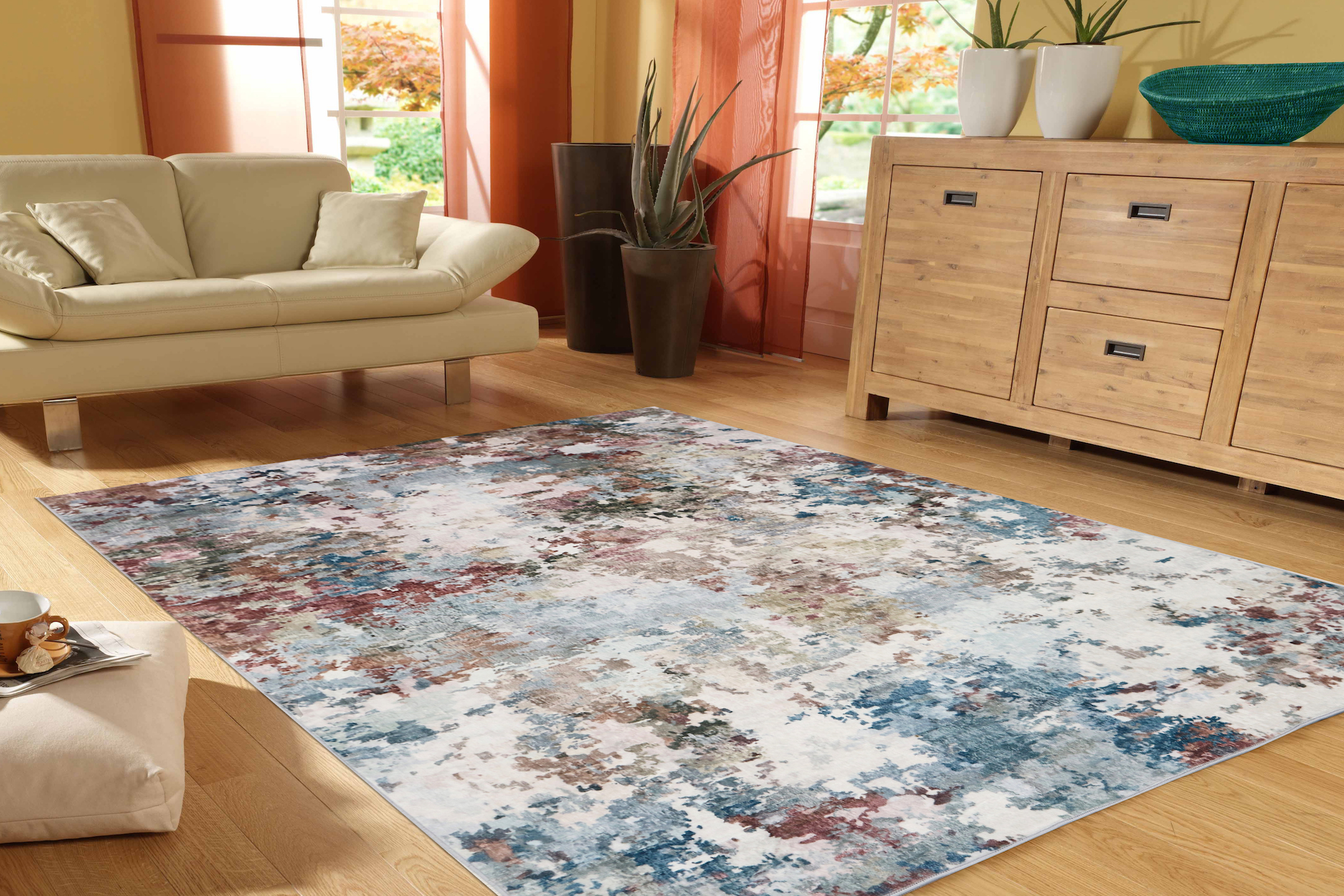 Machine woven Kaydon washable rug NWA002