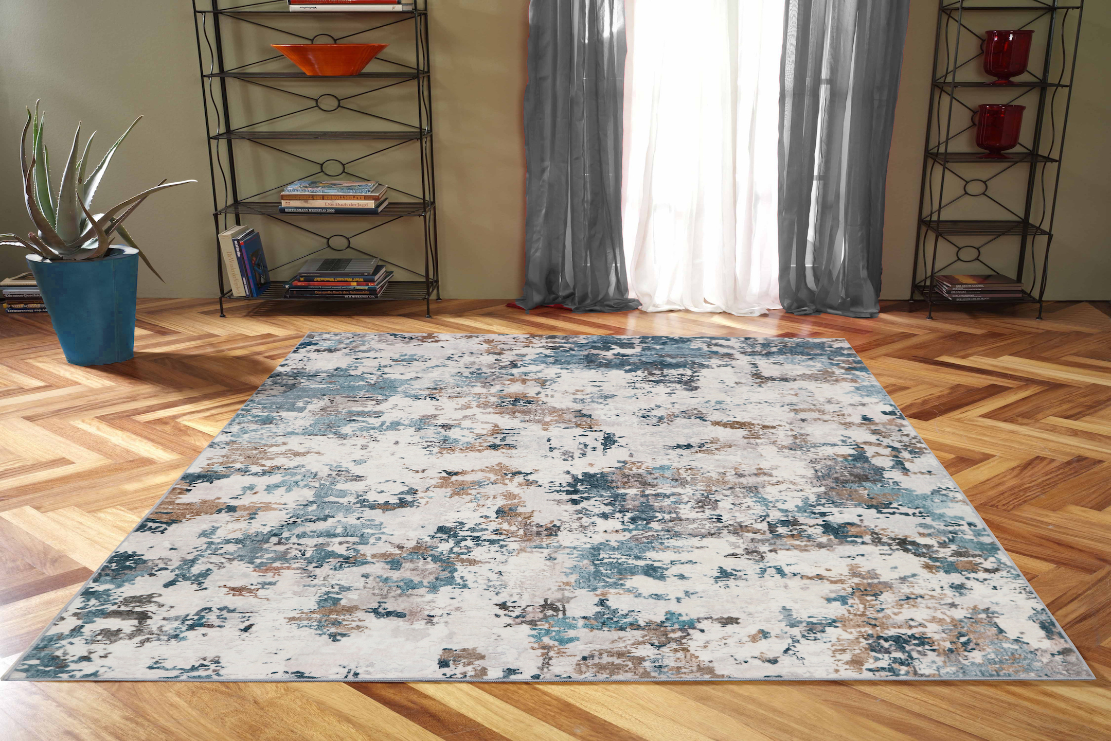 Machine woven Kaydon washable rug NWA003