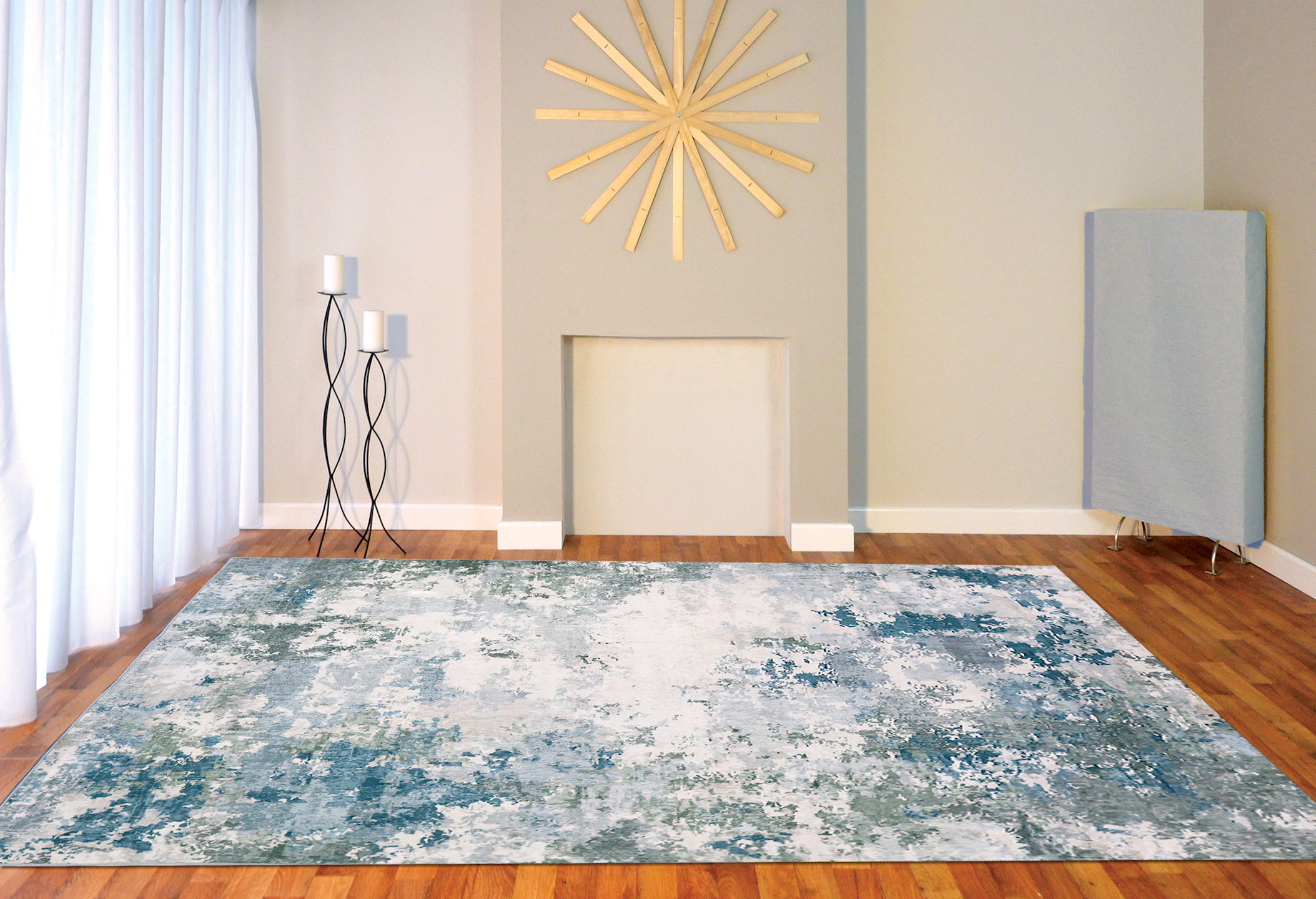 Machine woven Kaydon washable rug NWA006