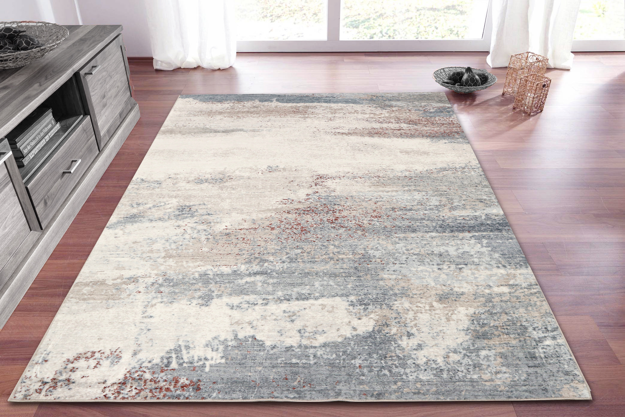 Machine woven Kaydon washable rug NWA008