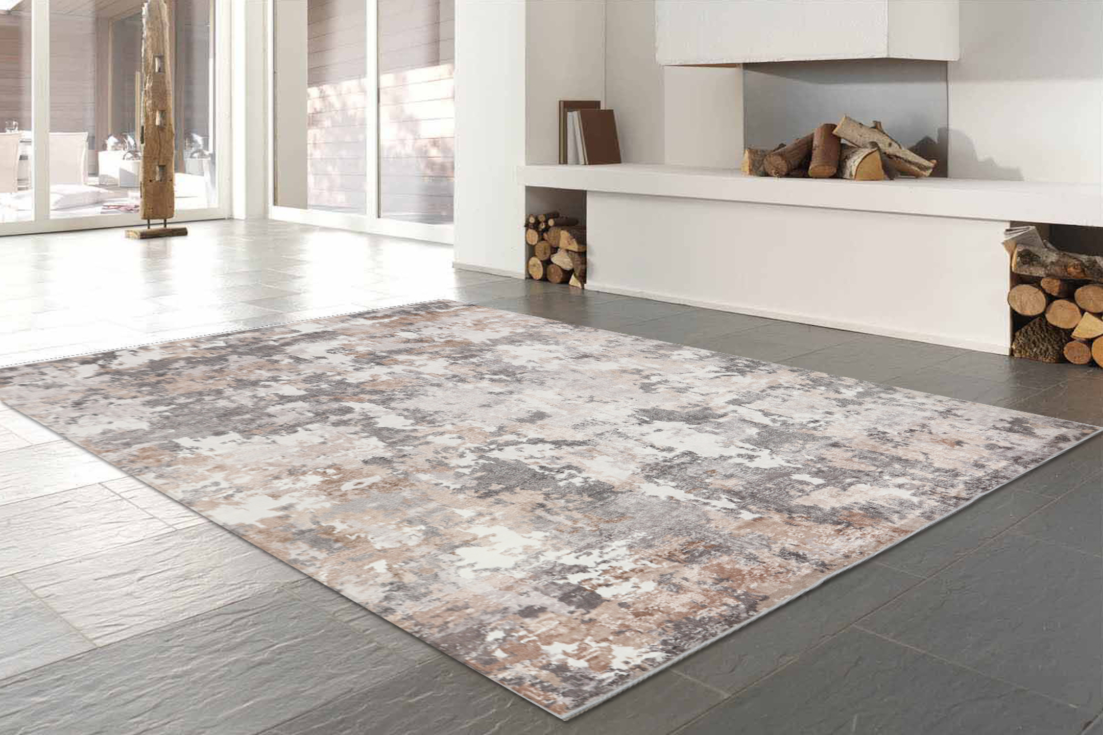 Machine woven Kaydon washable rug NWA004