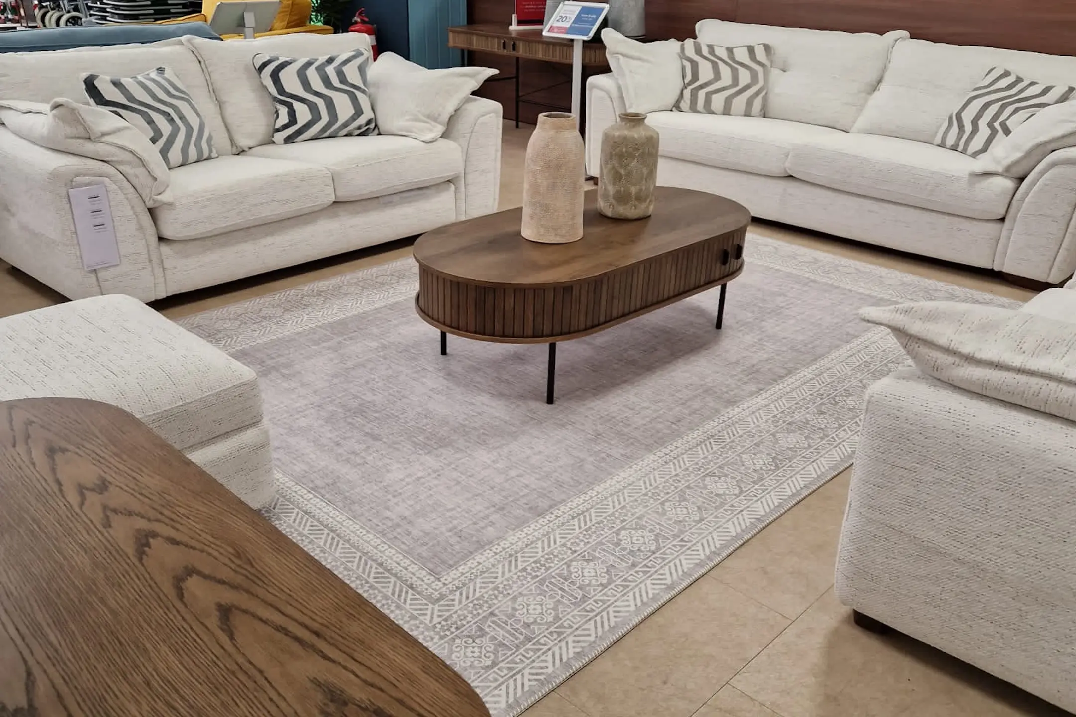 Pippur Printed Rug - Grey - ZDB705