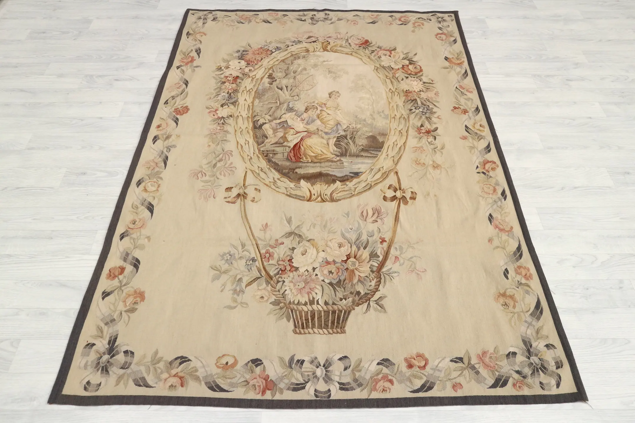 Chinese Tapestry Needlepoint Rug Wall Hanging TAP007000 208x140