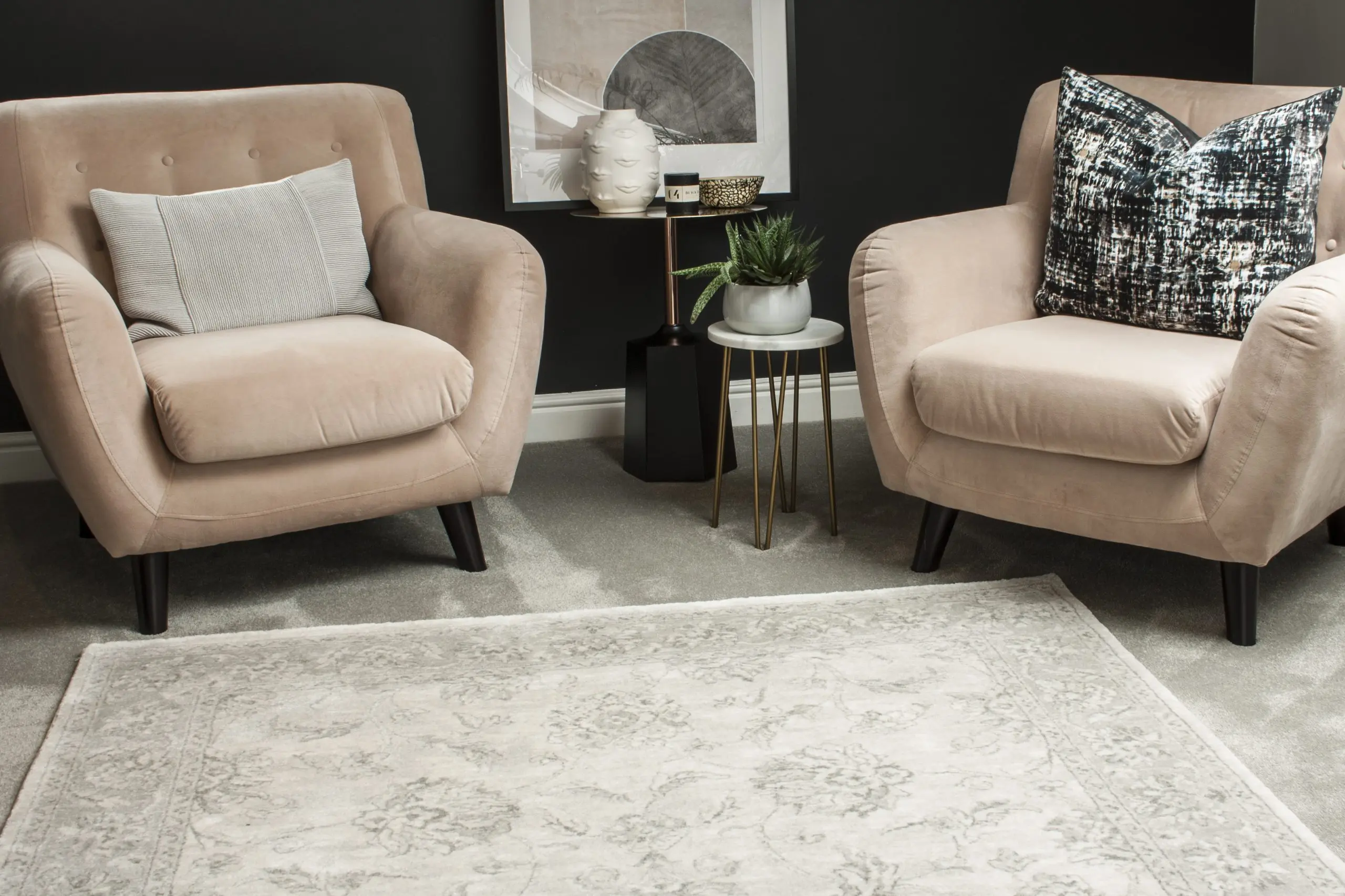 Opus Woven Rug - Cream - Machine Woven ZBC001