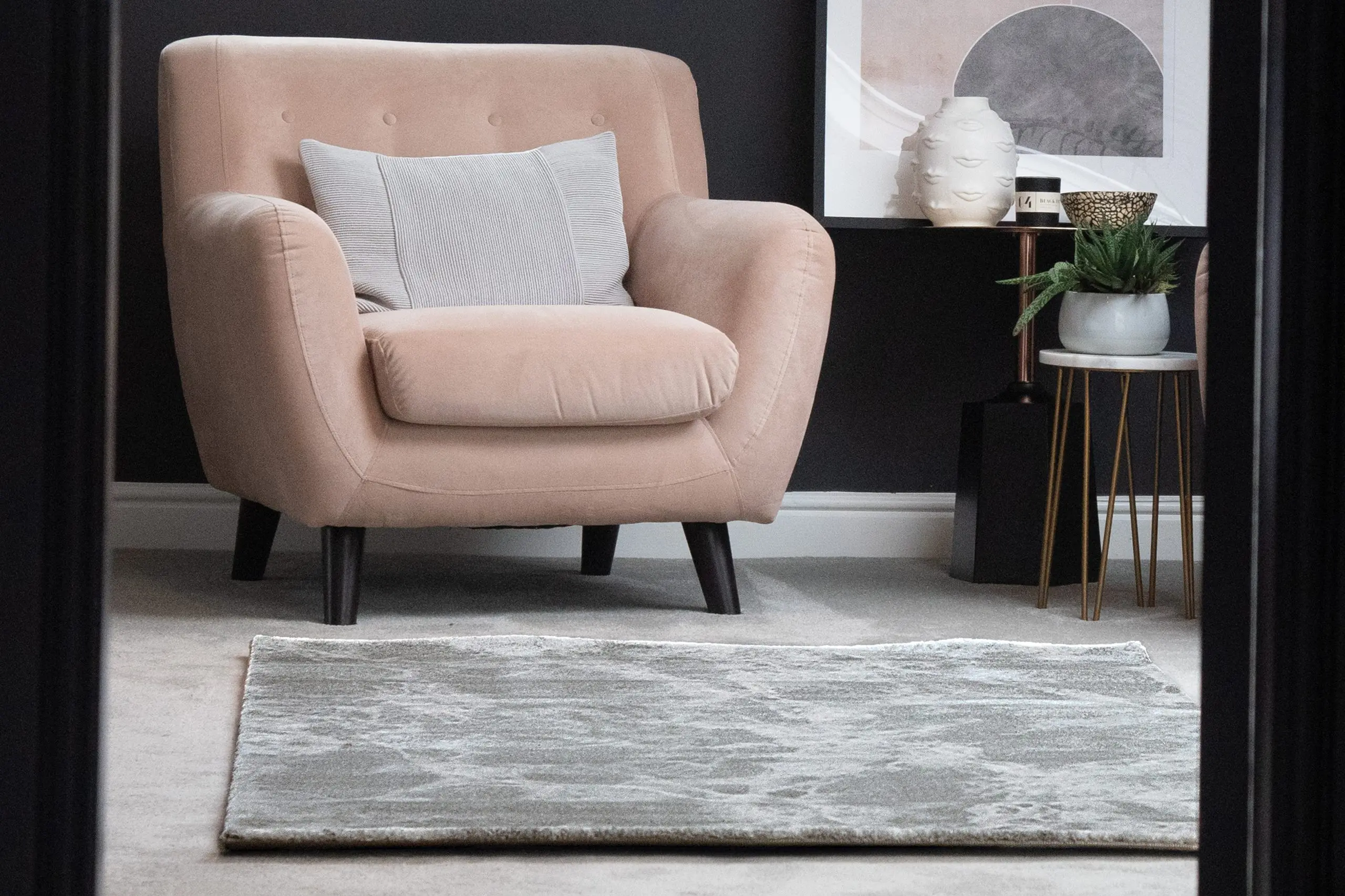Opus Woven Rug - Grey - Machine Woven ZBC008