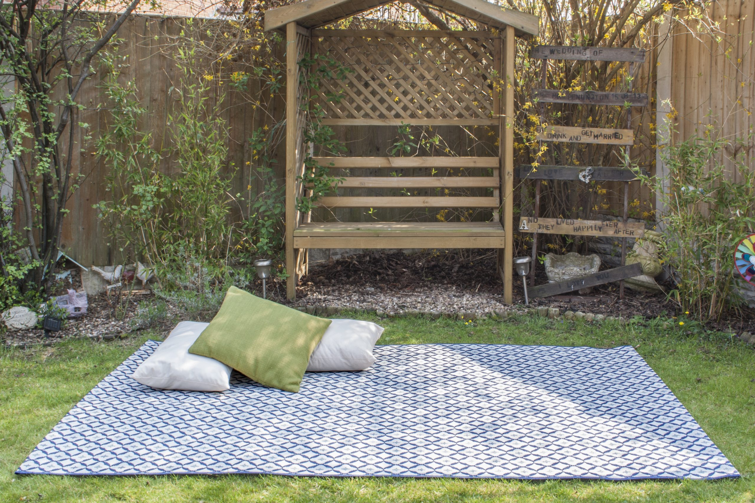 Outdoor rug - Blue - Contemporary Design ZBE008