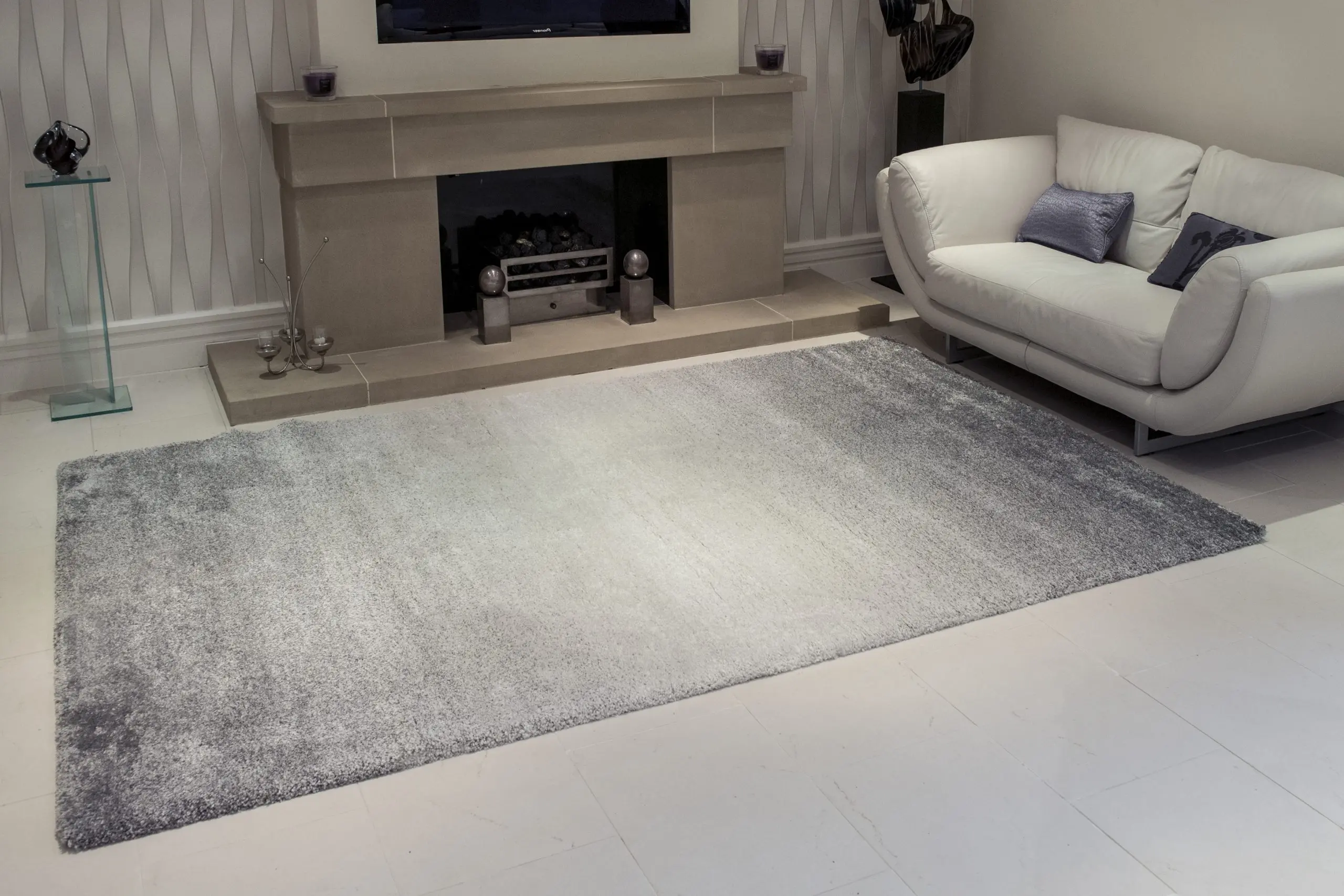 Shaggy Rug - Grey ZBK008