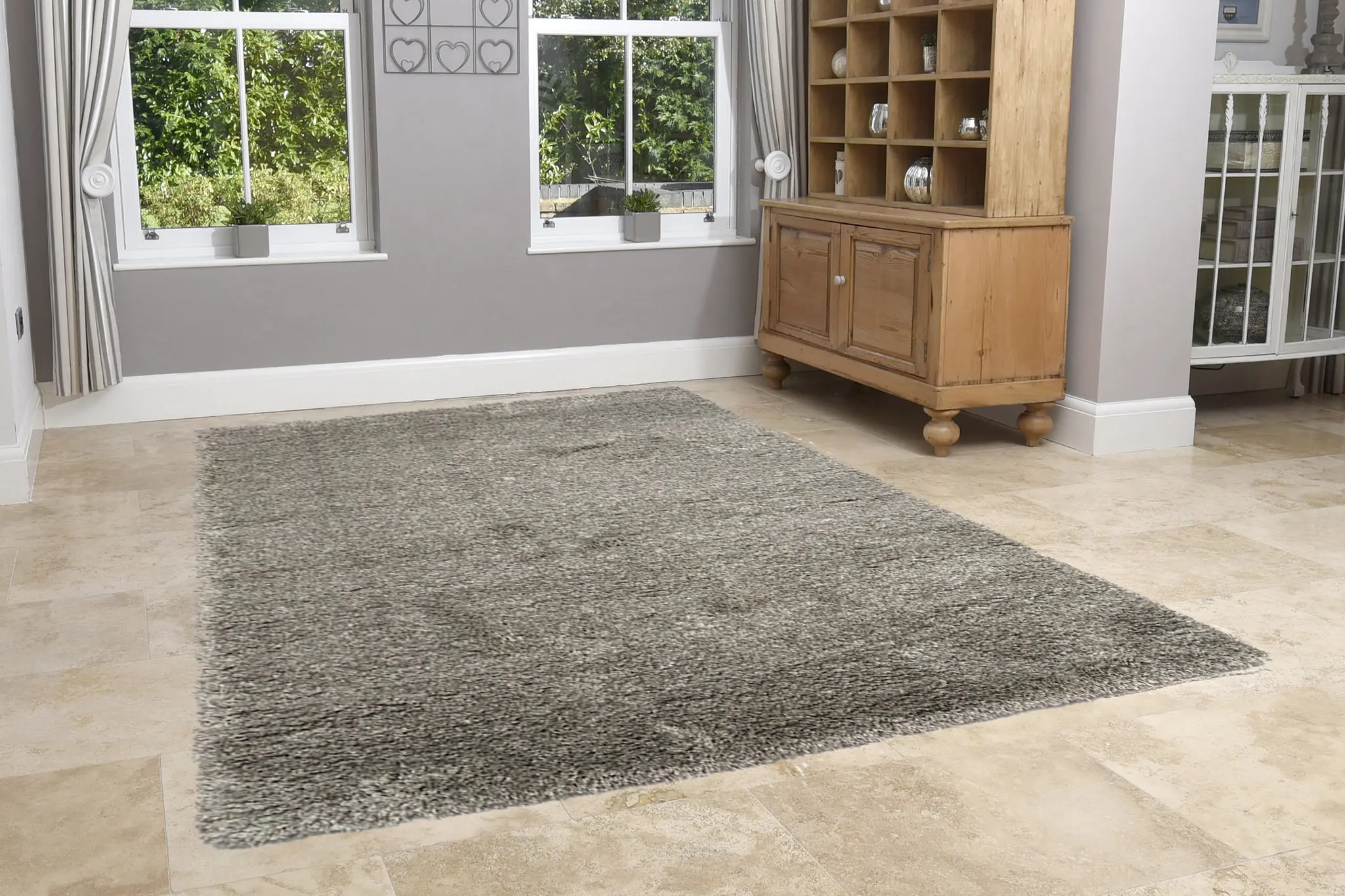 Shaggy Rug - Beige ZBK012