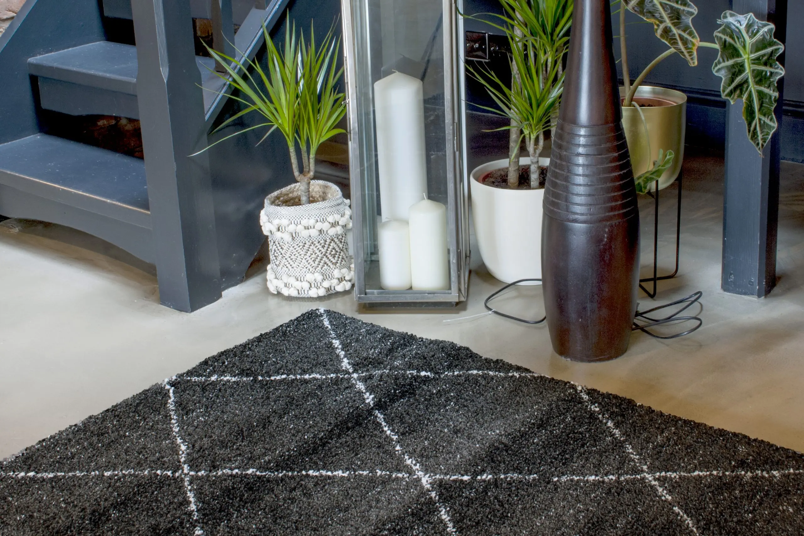 Shaggy Rug - Grey ZBK007