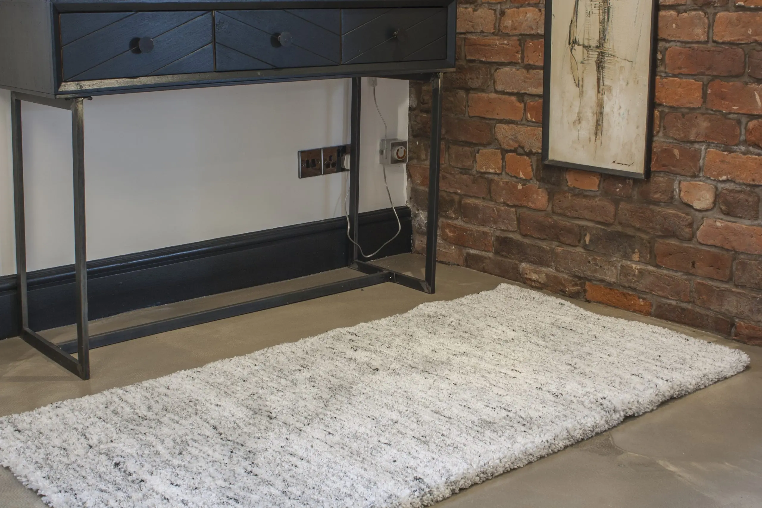 Shaggy Rug - Grey ZBK008