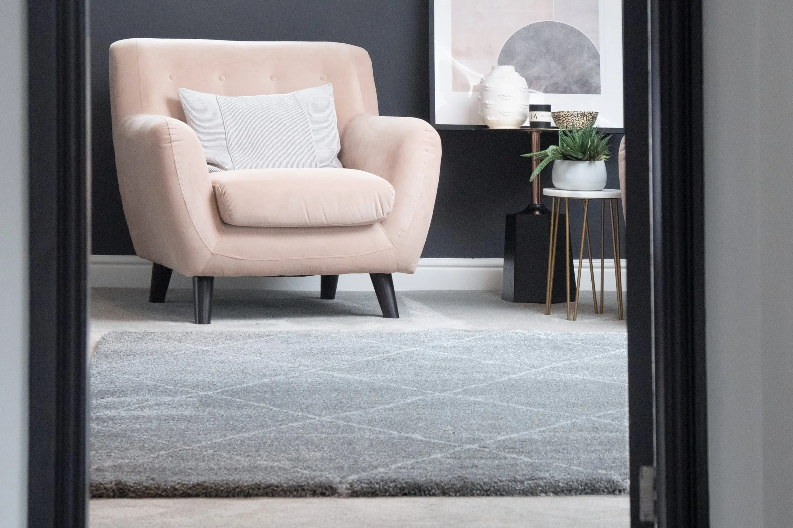 Shaggy Rug - Grey ZBK006