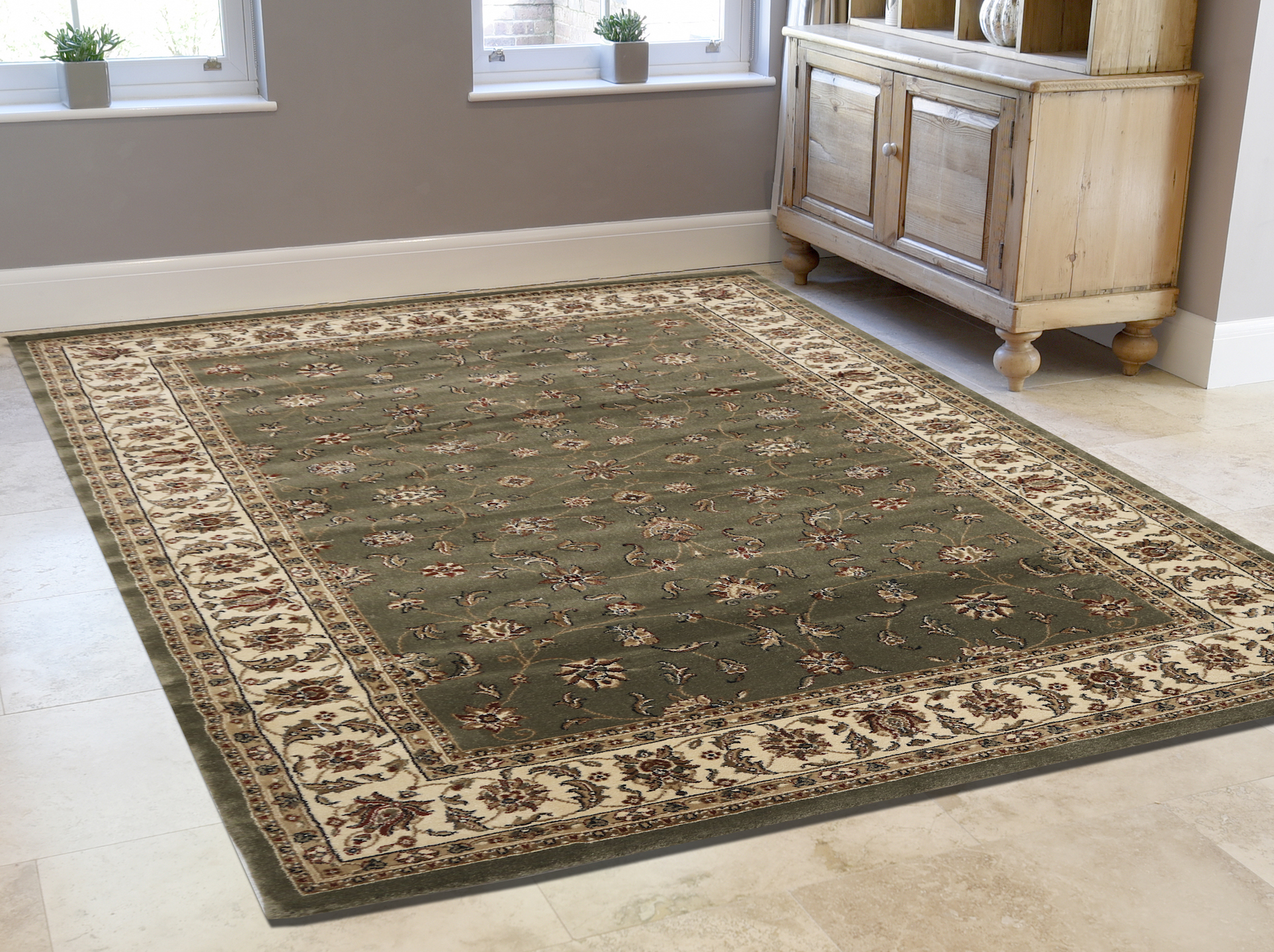 Kirman Machine Woven Rug ZKI011