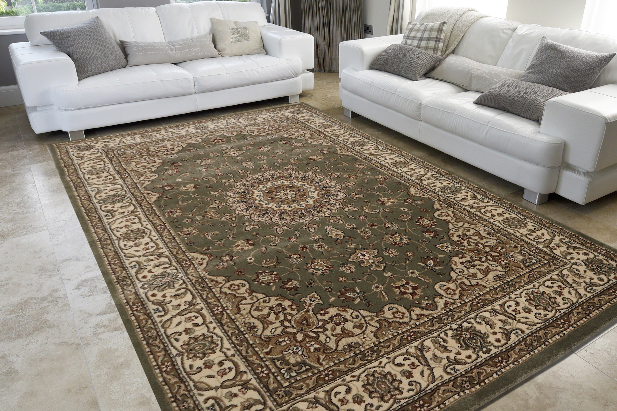 Kirman Machine Woven Rug ZKI012