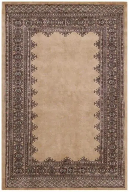 Fine Pakistan Bokhara Rug - Beige - Handknotted 100% wool Bokhara rug