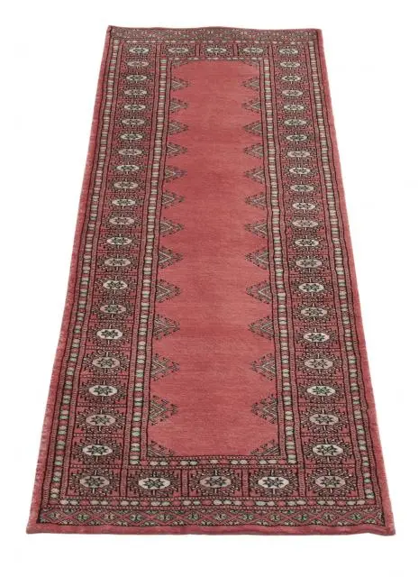 Fine Pakistan Bokhara Rug - Pink - Handknotted 100% wool Bokhara rug BOF048