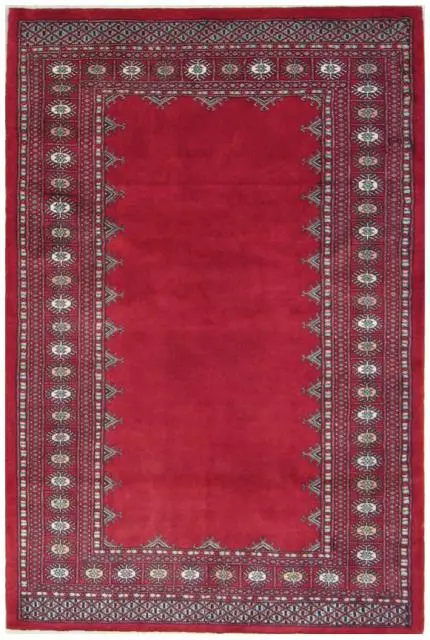 Fine Pakistan Bokhara Rug - Red - Handknotted 100% wool Bokhara rug