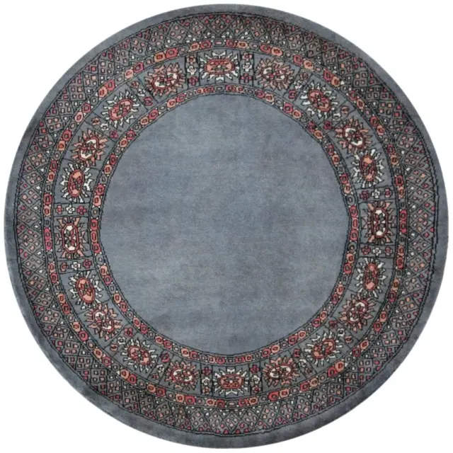 Fine Pakistan Bokhara Rug - Grey - Handknotted 100% wool Bokhara rug BOF054