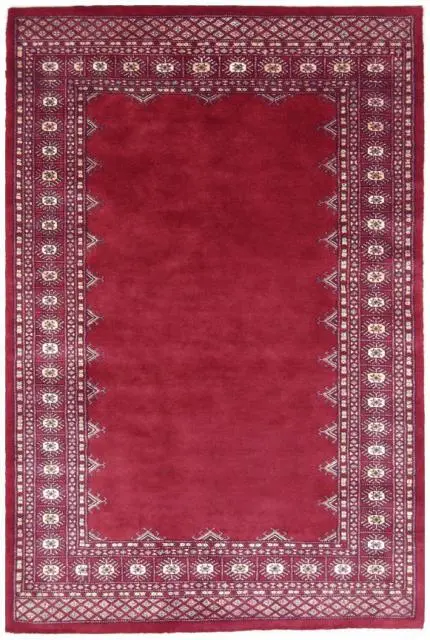 Fine Pakistan Bokhara Rug - Red - Handknotted 100% wool Bokhara rug