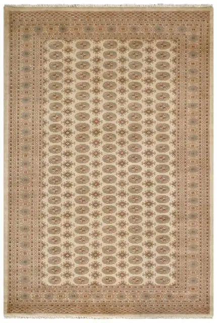 Fine Pakistan Bokhara Rug - Cream - Handknotted 100% wool Bokhara rug BOK044