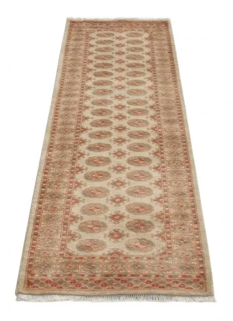 Fine Pakistan Bokhara Rug - Cream - Handknotted 100% wool Bokhara rug BOK044
