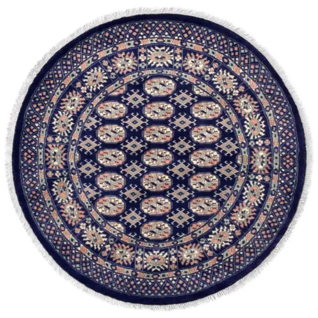 Fine Pakistan Bokhara Rug - Blue - Handknotted 100% wool Bokhara rug BOK046