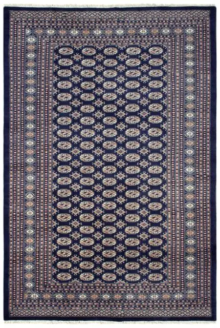 Fine Pakistan Bokhara Rug - Blue - Handknotted 100% wool Bokhara rug BOK046