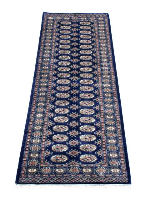 Fine Pakistan Bokhara Rug - Blue - Handknotted 100% wool Bokhara rug BOK046