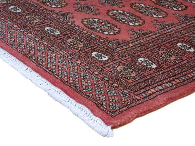 Fine Pakistan Bokhara Rug - Pink - Handknotted 100% wool Bokhara rug BOK048