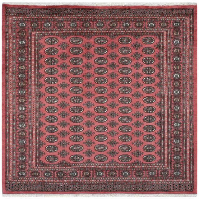 Fine Pakistan Bokhara Rug - Pink - Handknotted 100% wool Bokhara rug BOK048