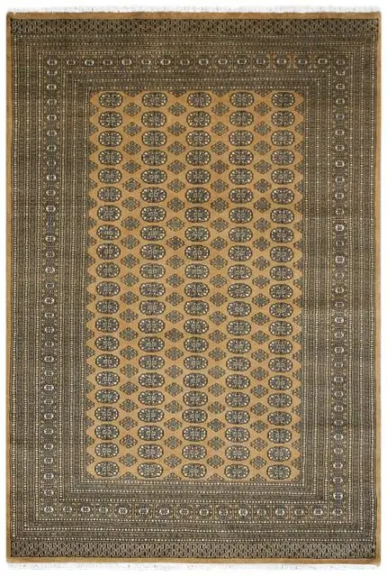Fine Pakistan Bokhara Rug - Gold - Handknotted 100% wool Bokhara rug BOK056