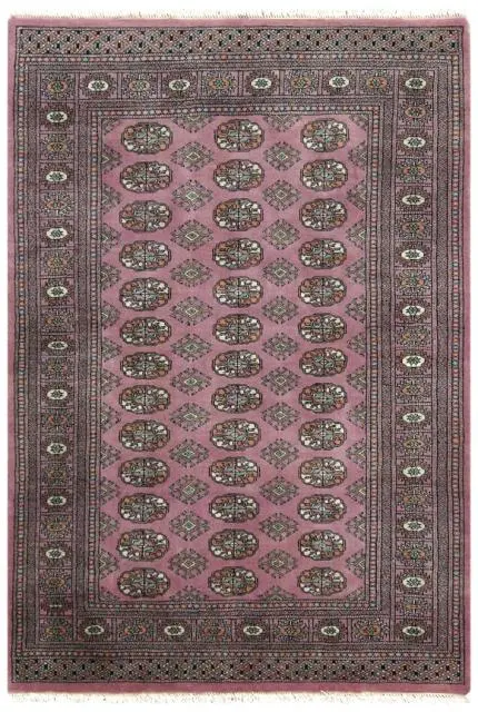 Fine Pakistan Bokhara Rug - Purple - Handknotted 100% wool Bokhara rug