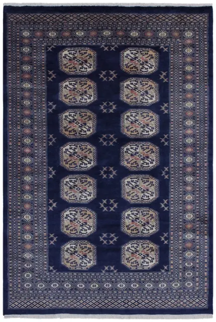 autumnFine Pakistan Bokhara Rug - Blue - Handknotted 100% wool Bokhara rug