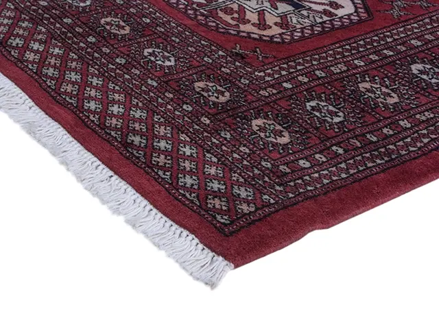 Fine Pakistan Bokhara Rug - Red - Handknotted 100% wool Bokhara rug BOKF52