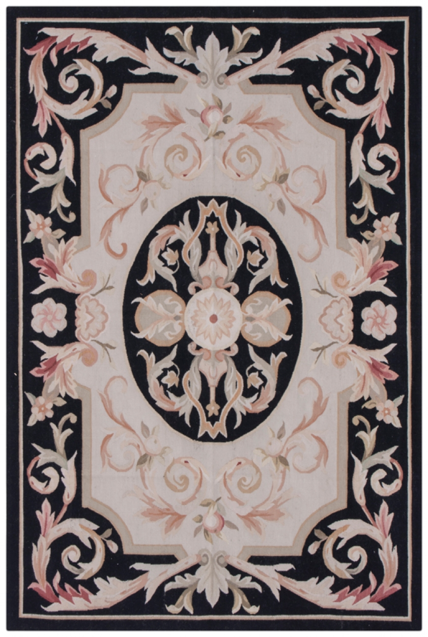 Chinese Aubusson rug - Multicoloured - Chinese flat woven Aubusson Rug CAU402