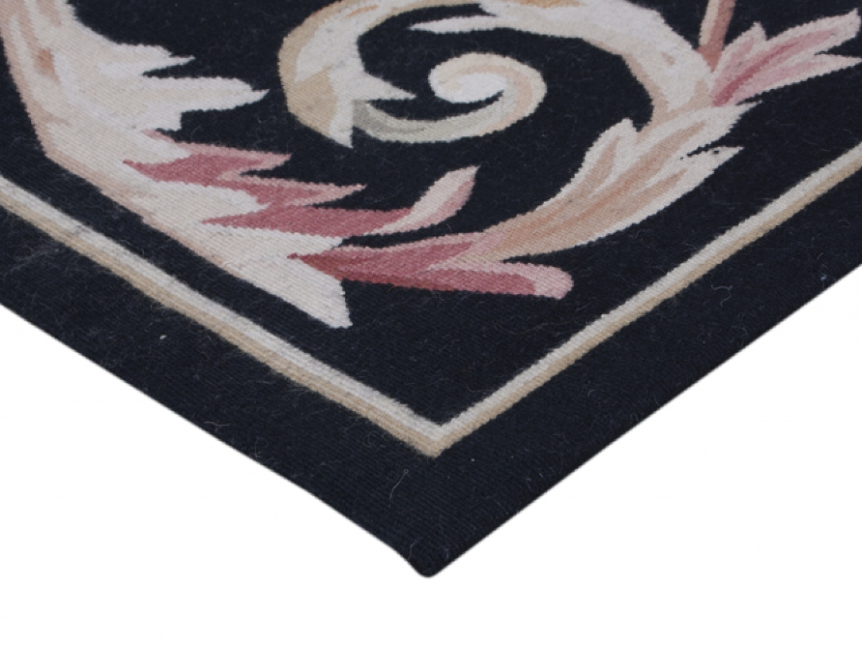 Chinese Aubusson rug - Multicoloured - Chinese flat woven Aubusson Rug CAU402