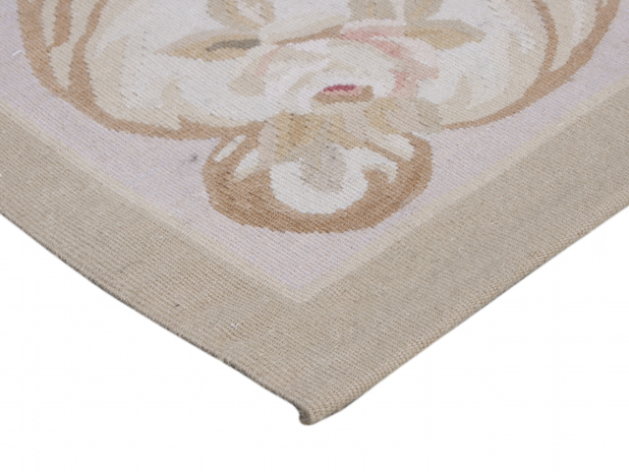 Chinese Aubusson rug - Multicoloured - Chinese flat woven Aubusson Rug CAU404