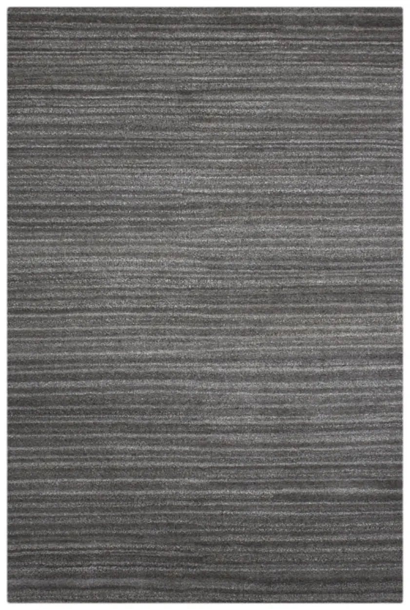 Royal Delhi rug - Grey - Plain neutral coloured handknotted rug