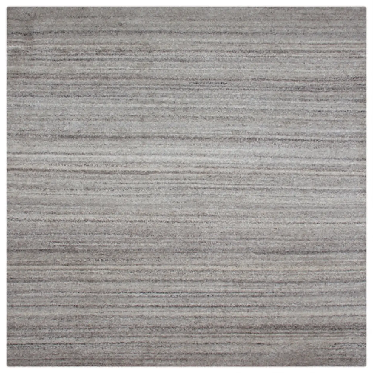 Royal Delhi rug - Grey - Plain neutral coloured handknotted rug DEL038