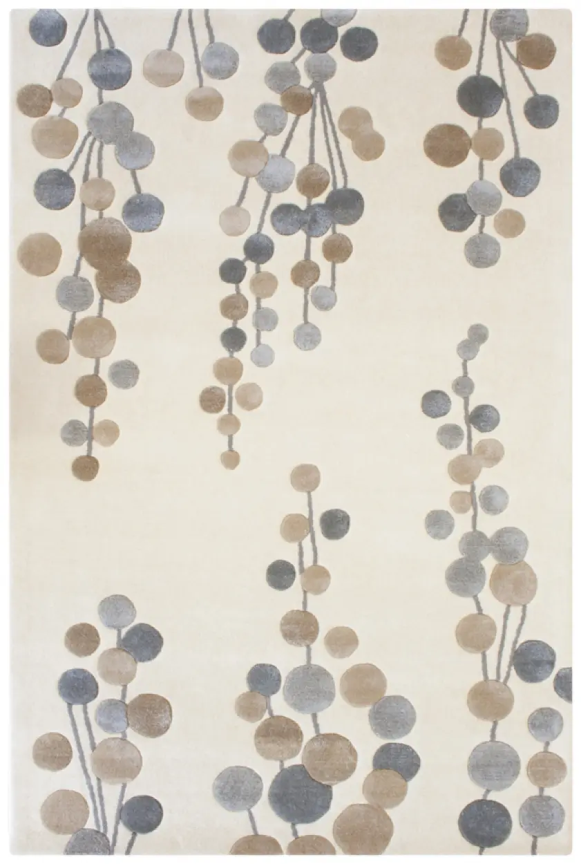 Modern Rug - Neutral tonal colours - Indian rug with Contemporary design