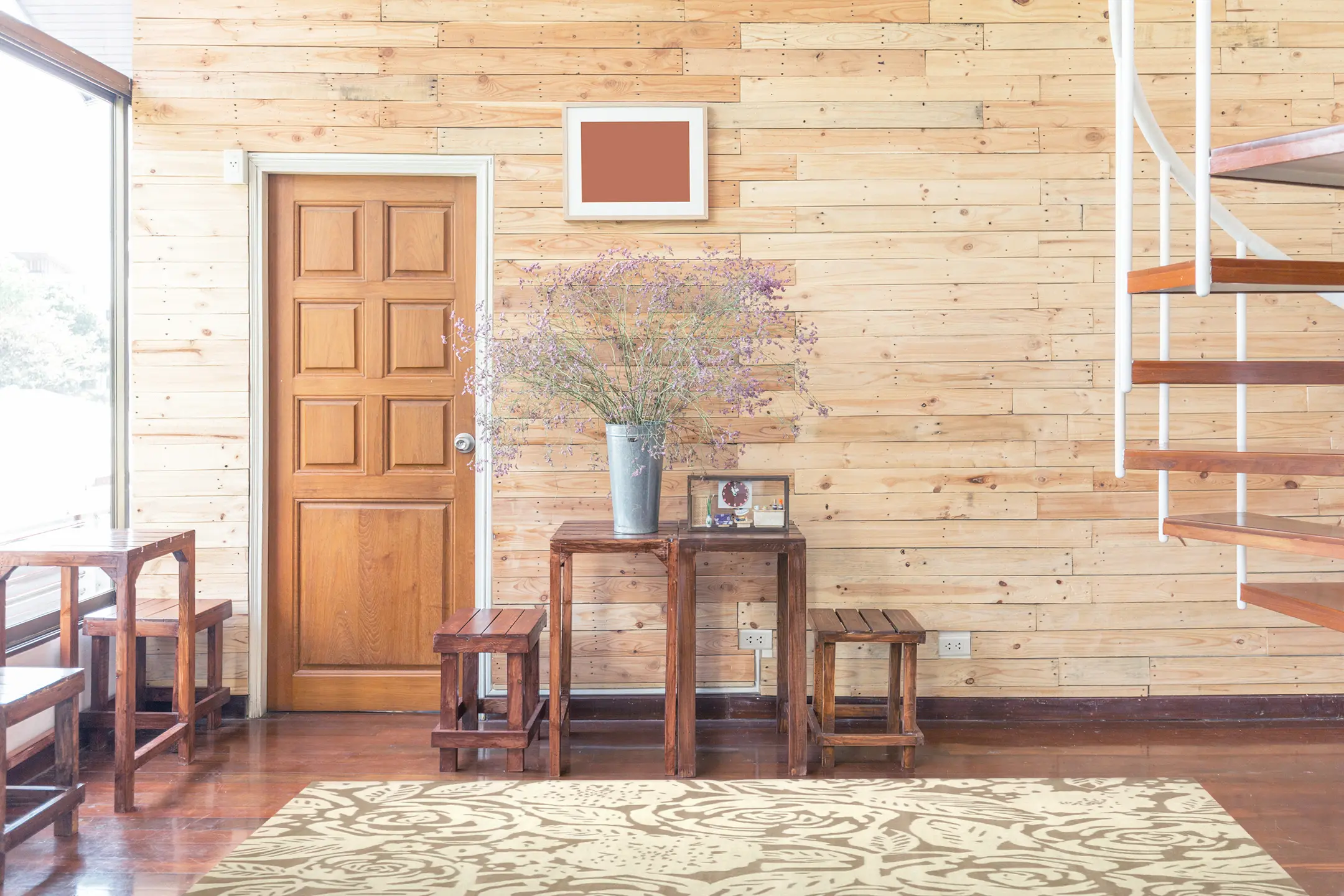 Ella Claire Indian Rug - Brown and Beige - ECAC04