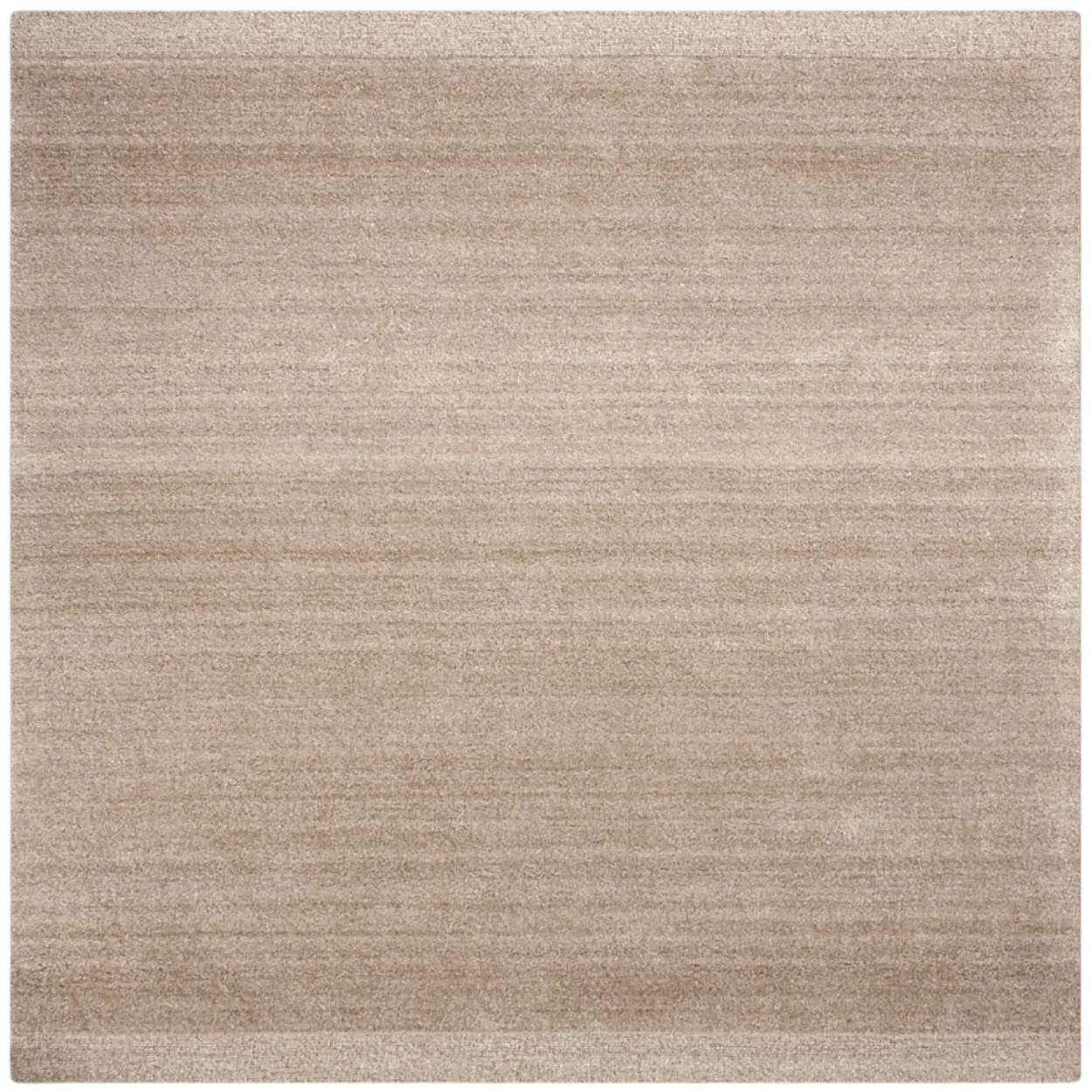 Plain Neutral Viscose Rug - Beige - Indian Rug with Luxurious Pile ECB304