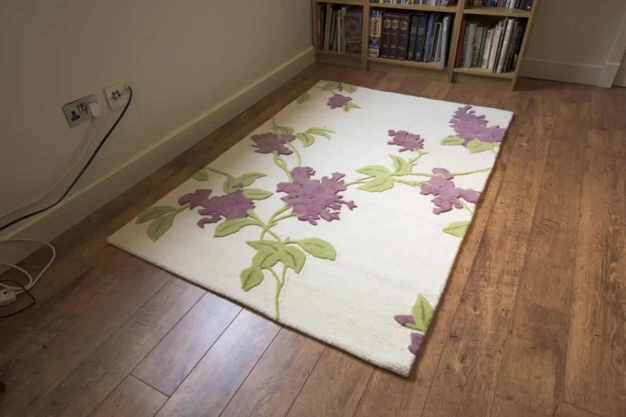 Modern Botanical Rug - Multicoloured - Indian rug with Floral design