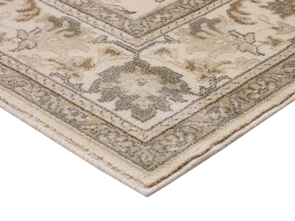 Kashimar woven rug - Cream - Machine woven rug with Traditional design EXP953