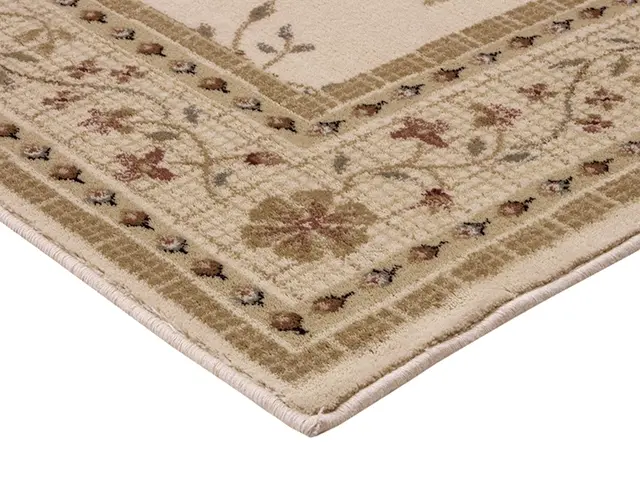 Kashimar woven rug - Cream - Machine woven rug with Traditional design EXP954